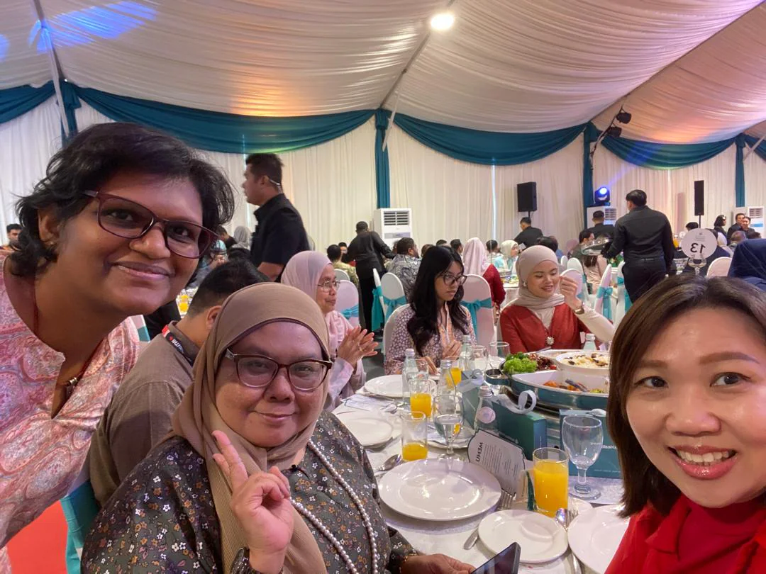 Attendees celebrating the Aurelius Hospital Negeri Sembilan grand opening