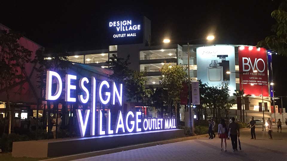 Lighting Design at Design Village, Penang